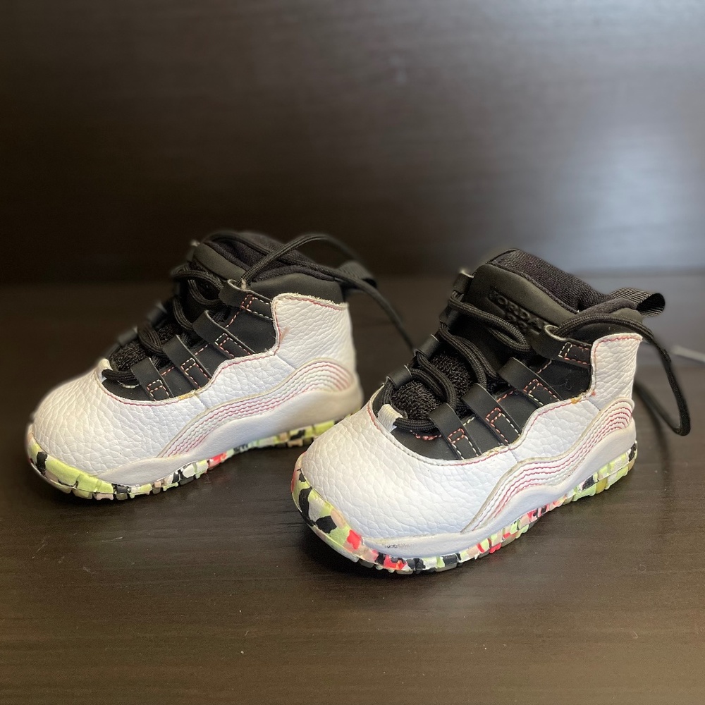 Retro Jordan 10 'Ember Glow'  (Size 5C)
